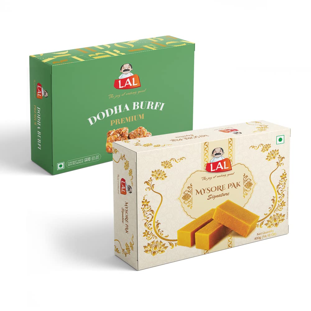 Mysore Pak 400gm & Dodha Burfi 400gm
