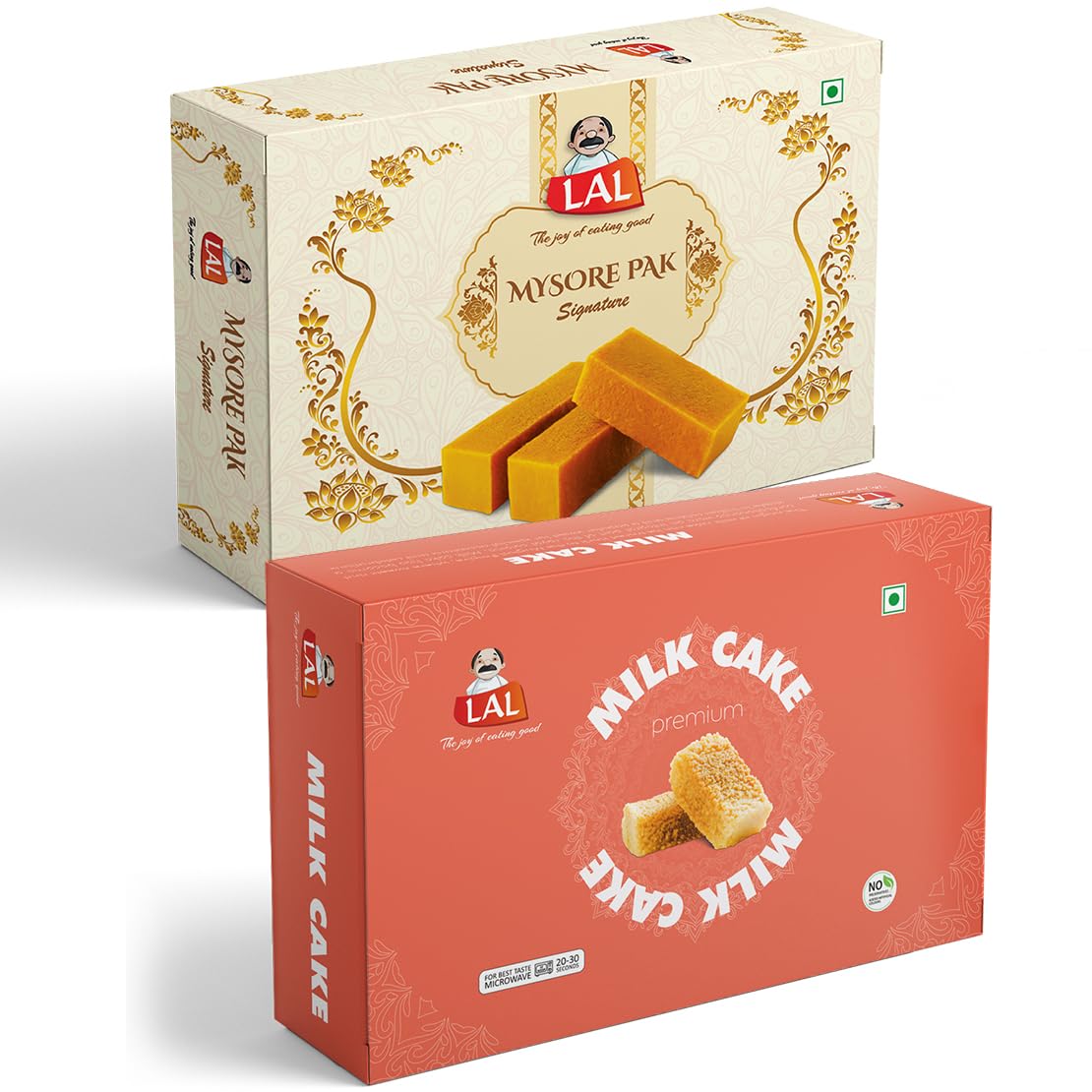 Mysore Pak Signature 400gm & Milk Cake Premium 400gm