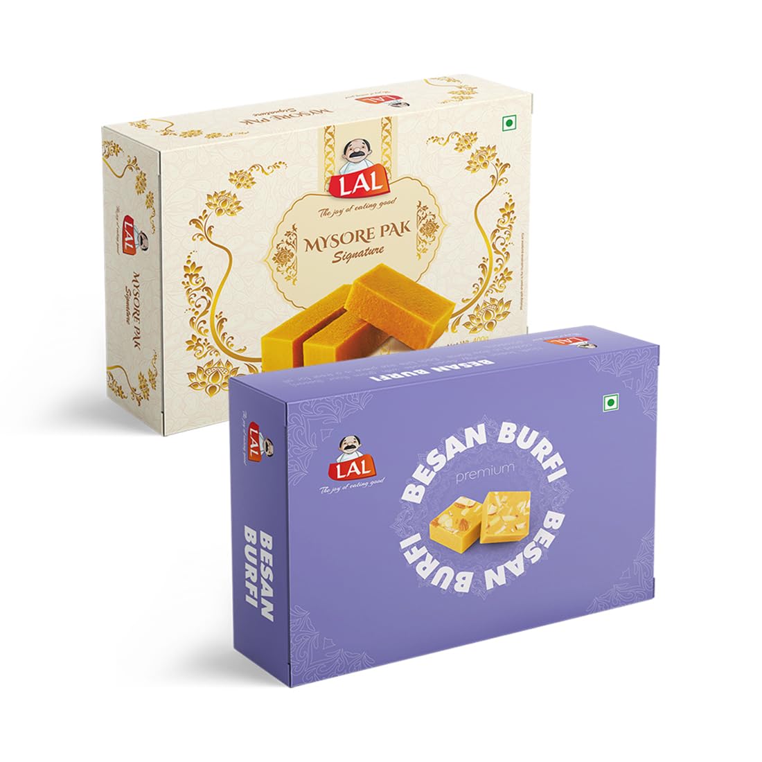 Mysore Pak 400gm & Besan Burfi 400gm