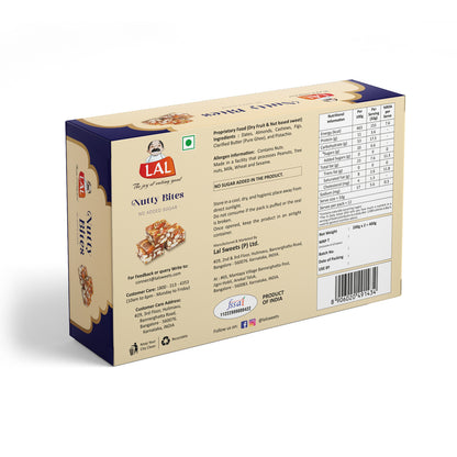 Lal Sweets Sugarless Nuttybites 400gm