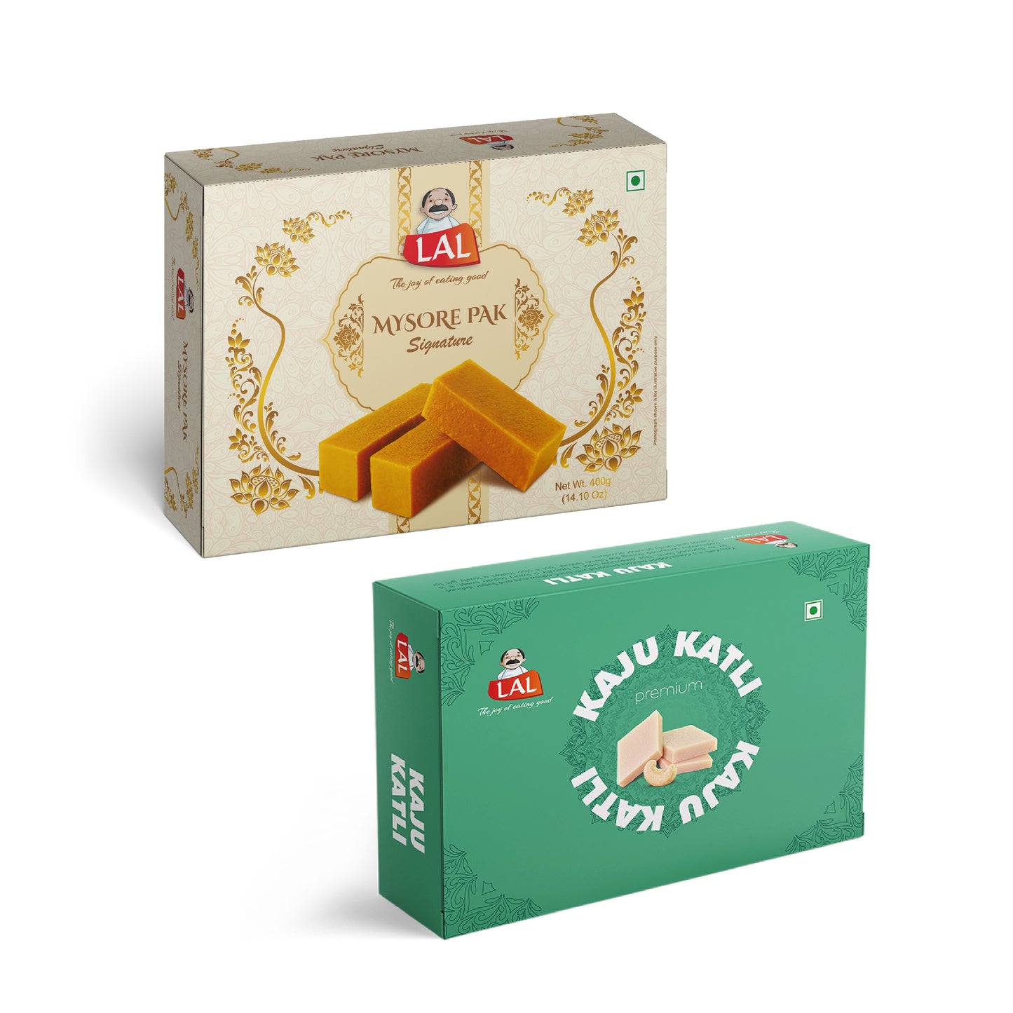 Mysore Pak Signature 400gm & Kaju Katli Premium 400gm