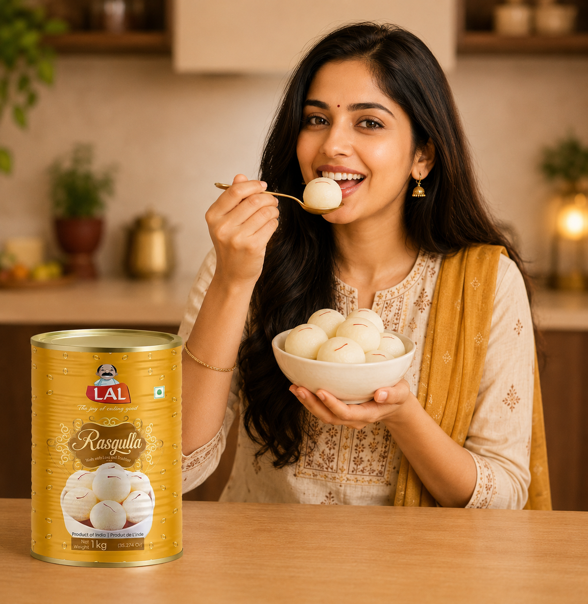 LAL Sweets Rasgulla & Gulab Jamun Combo Pack 2kg