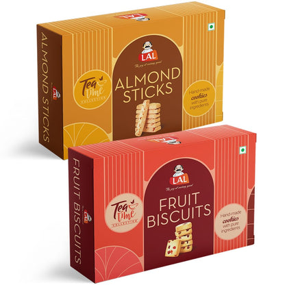 Almond Sticks 400gm & Fruits Biscuits 400gm