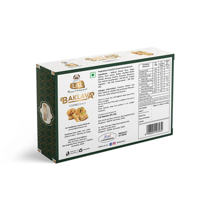 Lal Sweets Baklava 4-In-1 - 650gm
