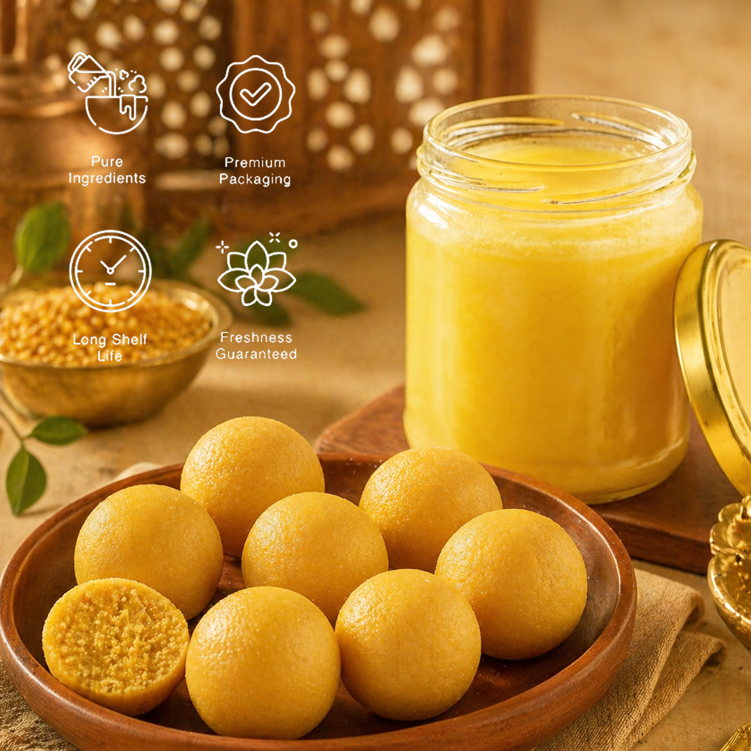 Lal Sweets Besan Laddoo Premium - 400gms