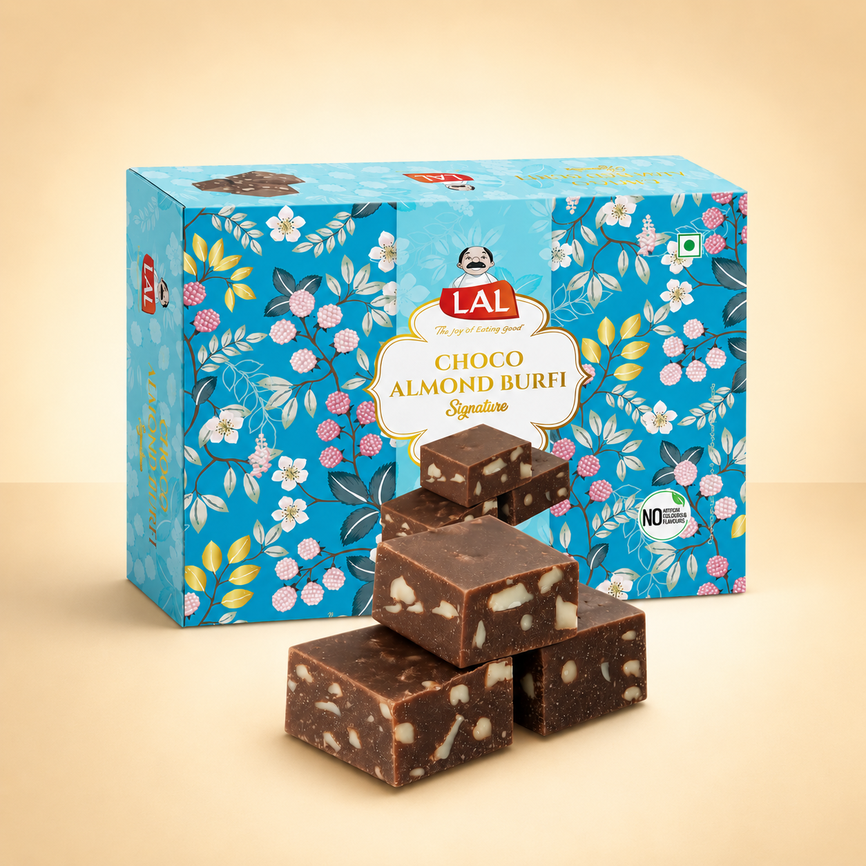 Lal Choco Almond Burfi - 400g