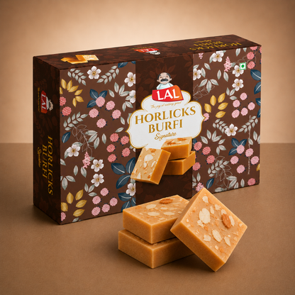 Lal Sweets Horlicks Burfi - 400g