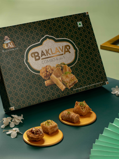 Lal Sweets Baklava 4-In-1 - 650gm