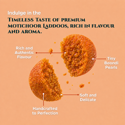 Lal Sweets Ghee Motichur Laddoo – 400g