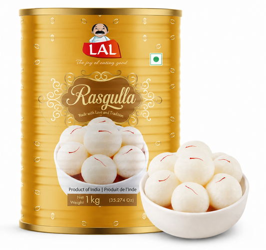 Lal Sweets Rasgulla - 1 KG