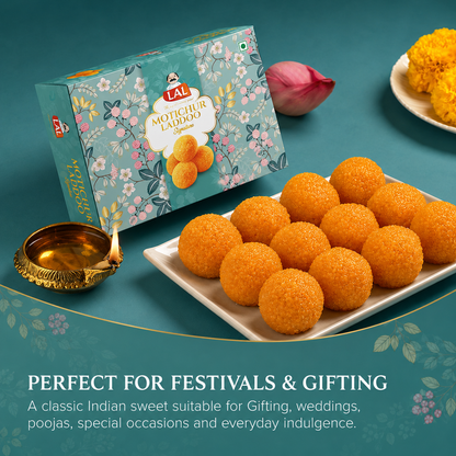 Lal Sweets Motichur Laddoo - 400g