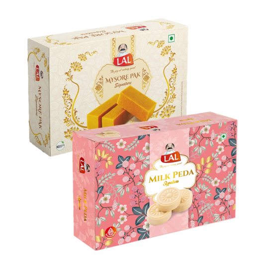 Mysore Pak Signature 400gm & Milk Peda 400gm