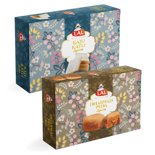 Kaju Katli 400gm & Dharwad Peda 400gm