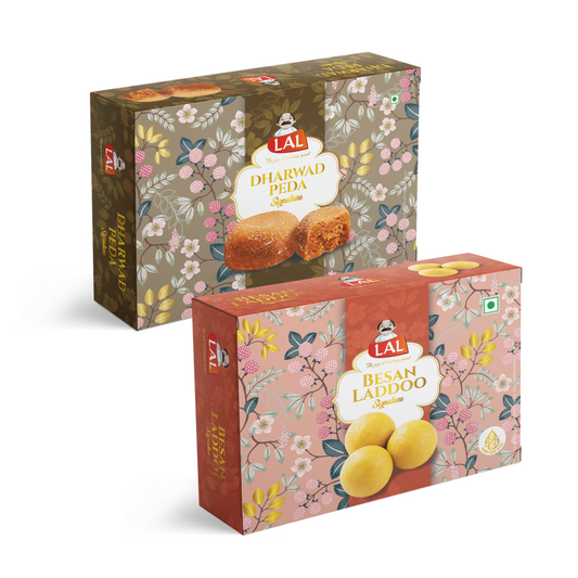 Dharwad Peda 400gm & Besan Laddoo Premium 400gm