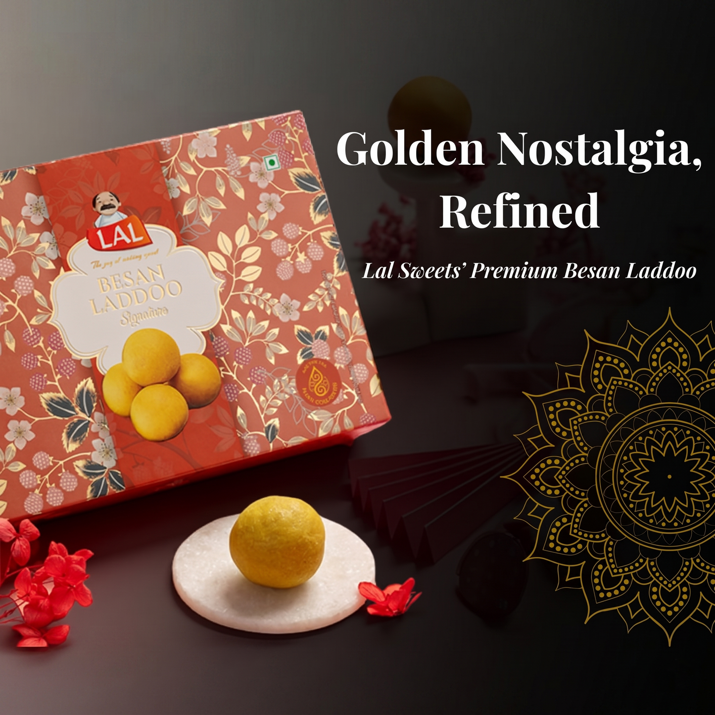 Lal Sweets Besan Laddoo Premium - 400gms