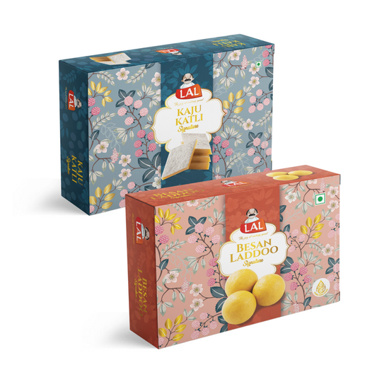 Kaju Katli Premium 400gm & Besan Laddoo Premium 400gm