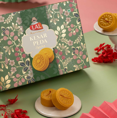 Lal Sweets Kesar Peda - 400gm