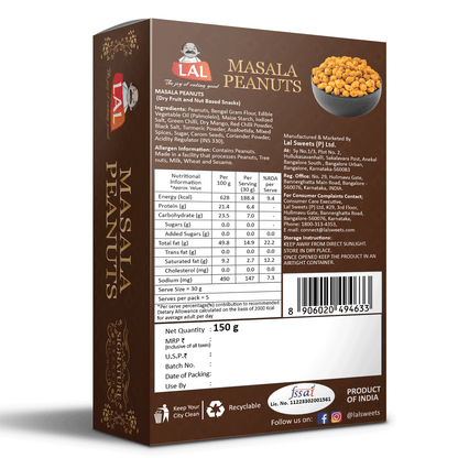 Lal Masala Peanuts 150g