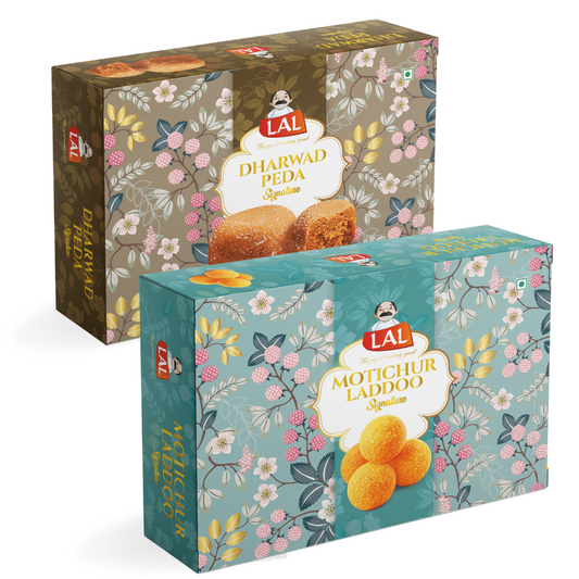 Dharwad Peda 400g & Motichur Laddoo 400g