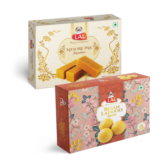 Mysore Pak 400gm & Besan Laddoo Premium 400gm
