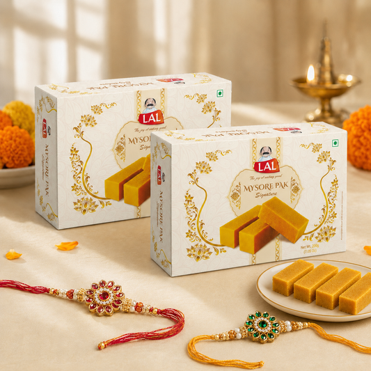Lal Sweets Mysore Pak Signature - 200g x 2 Pack