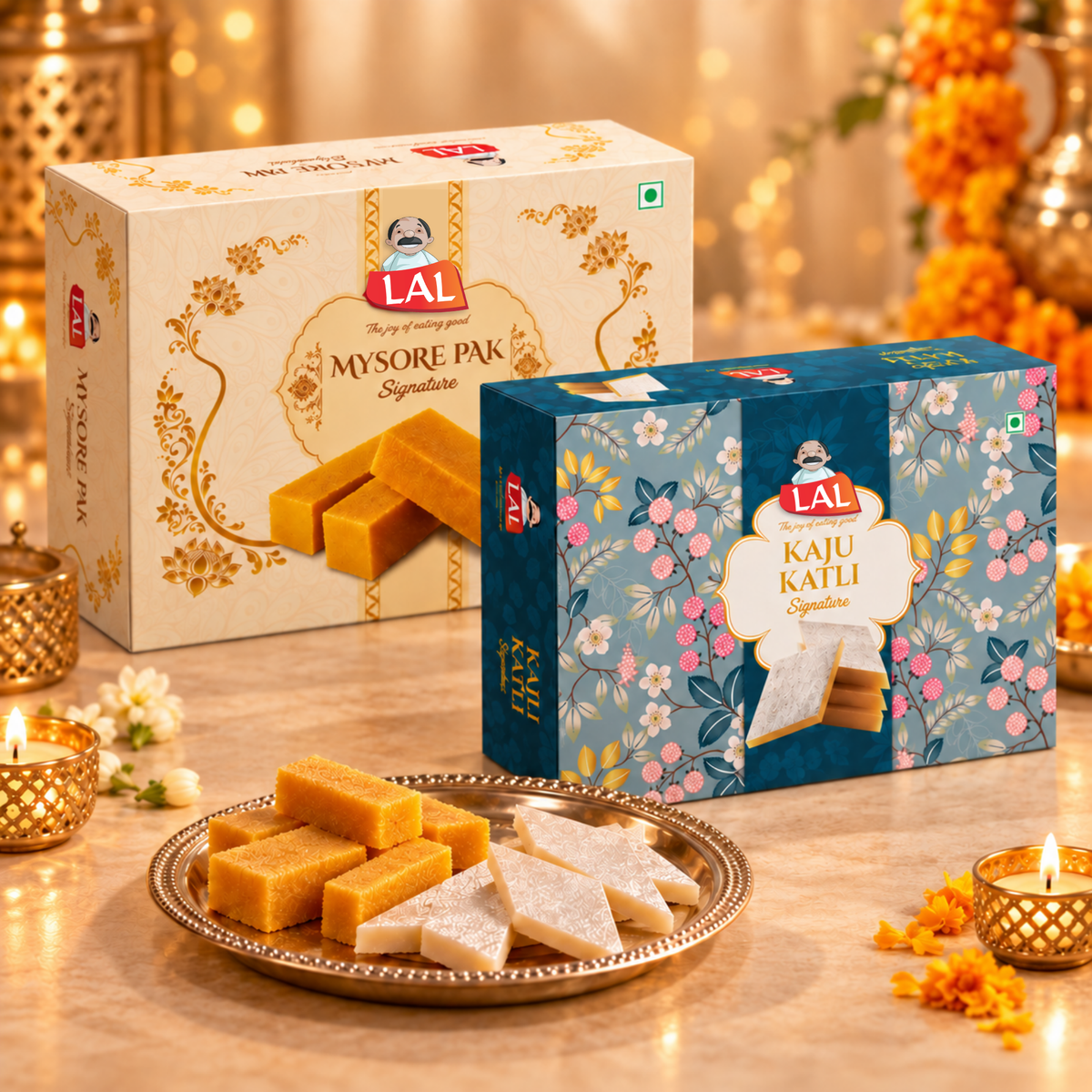 Mysore Pak Signature 400gm & Kaju Katli Premium 400gm