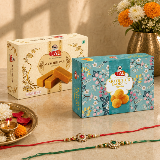 Mysore Pak 400gm & Motichur Laddoo 400gm
