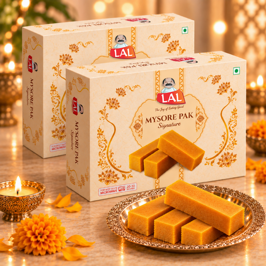 Lal Sweets Mysore Pak Signature - 200g x 2 Pack
