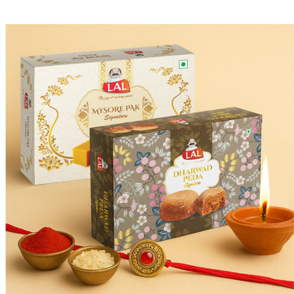 Mysore Pak Signature 400gm & Dharwad Peda 400gm