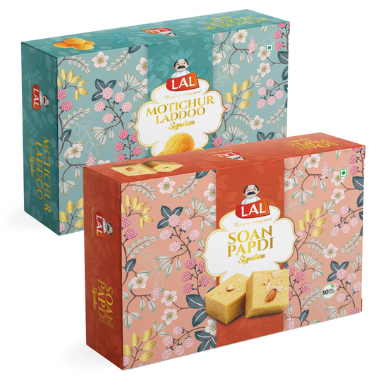 Soan Papdi Premium 400gm & Motichur Laddoo 400gm
