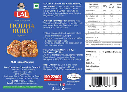 Milk Cake 400g & Dodha Burfi 400g