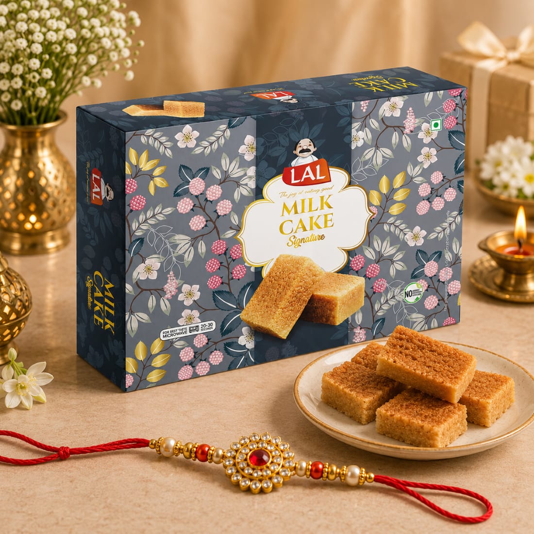 Lal Sweets Milk Cake - 400g