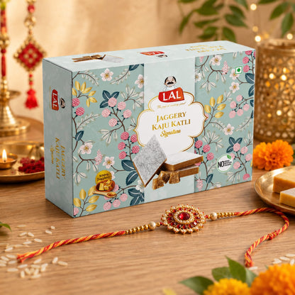 Lal Jaggery Kaju Katli - 400g