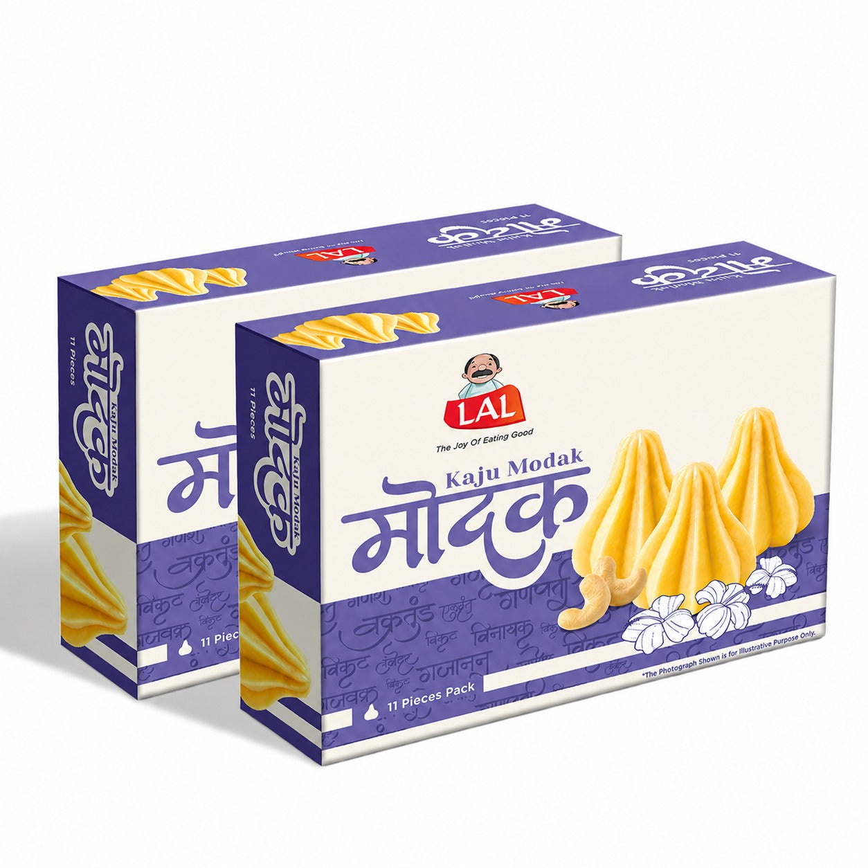 Lal Kaju Modak 200g x 2 Packs