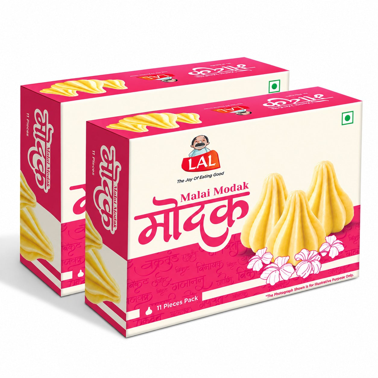 Lal Malai Modak 200g x 2 Packs