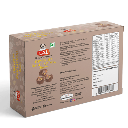 Lal Dryfruit Ragi Laddoo Signature 400g