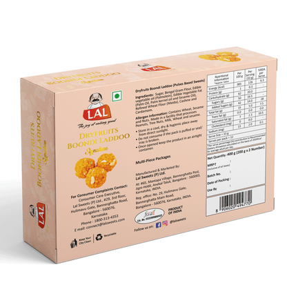 Lal Dryfruits Boondi Laddoo Signature 400g