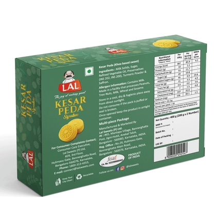 Lal Sweets Kesar Peda - 400gm