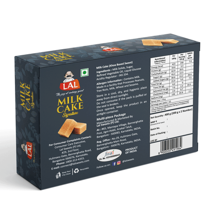 Lal Sweets Milk Cake - 400g