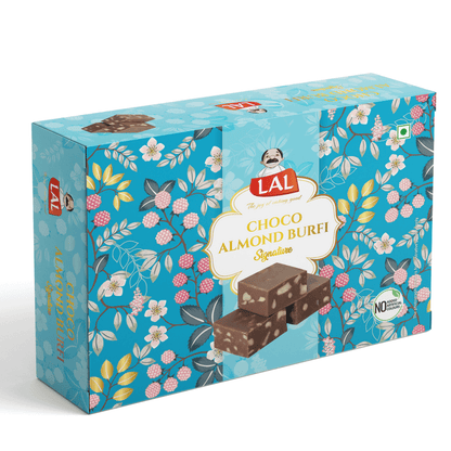 Lal Choco Almond Burfi - 400g