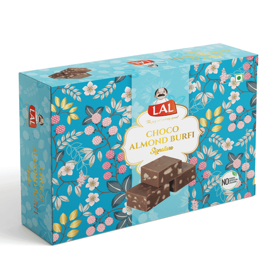 Lal Choco Almond Burfi - 400g