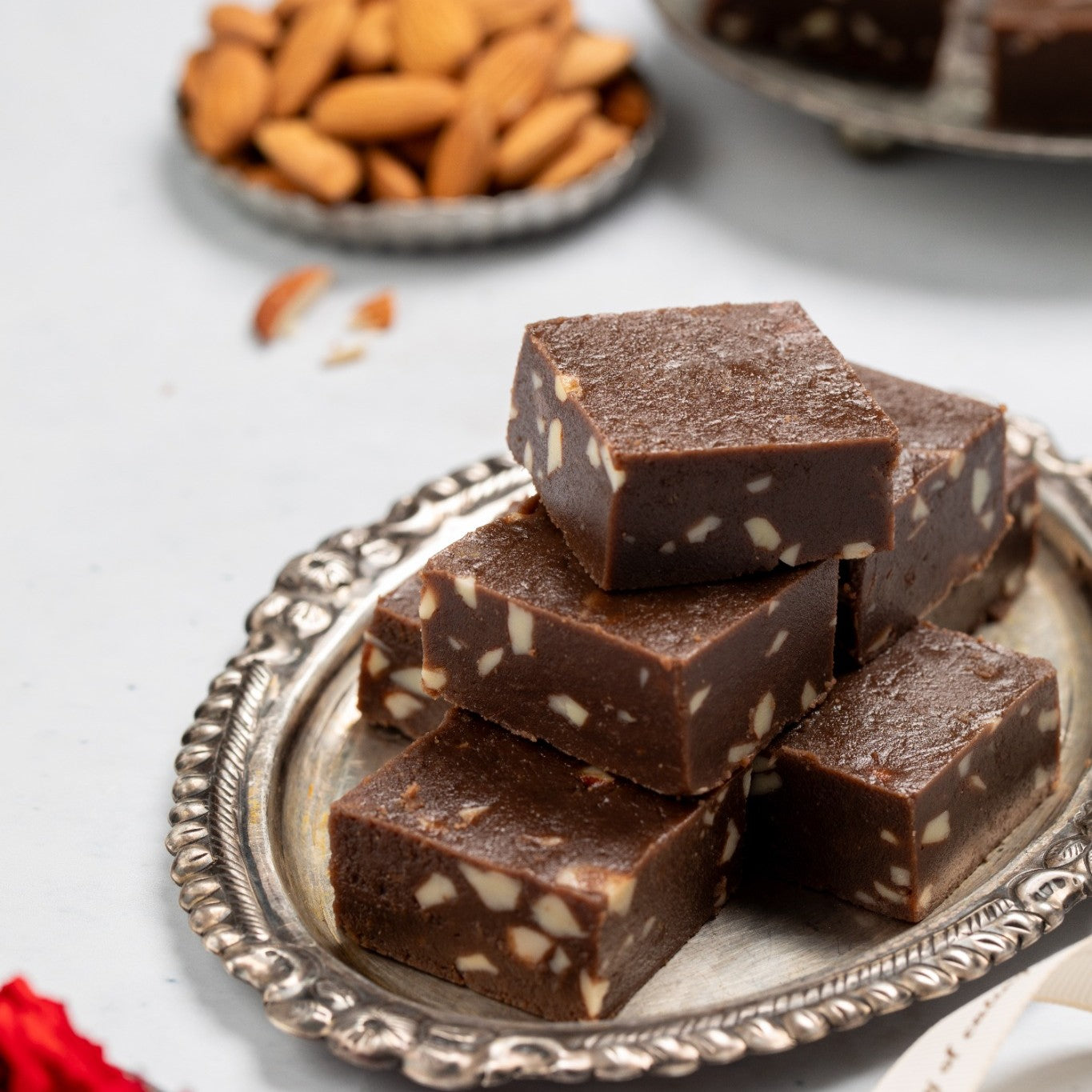 Lal Choco Almond Burfi - 400g – Lal Sweets Pvt Ltd