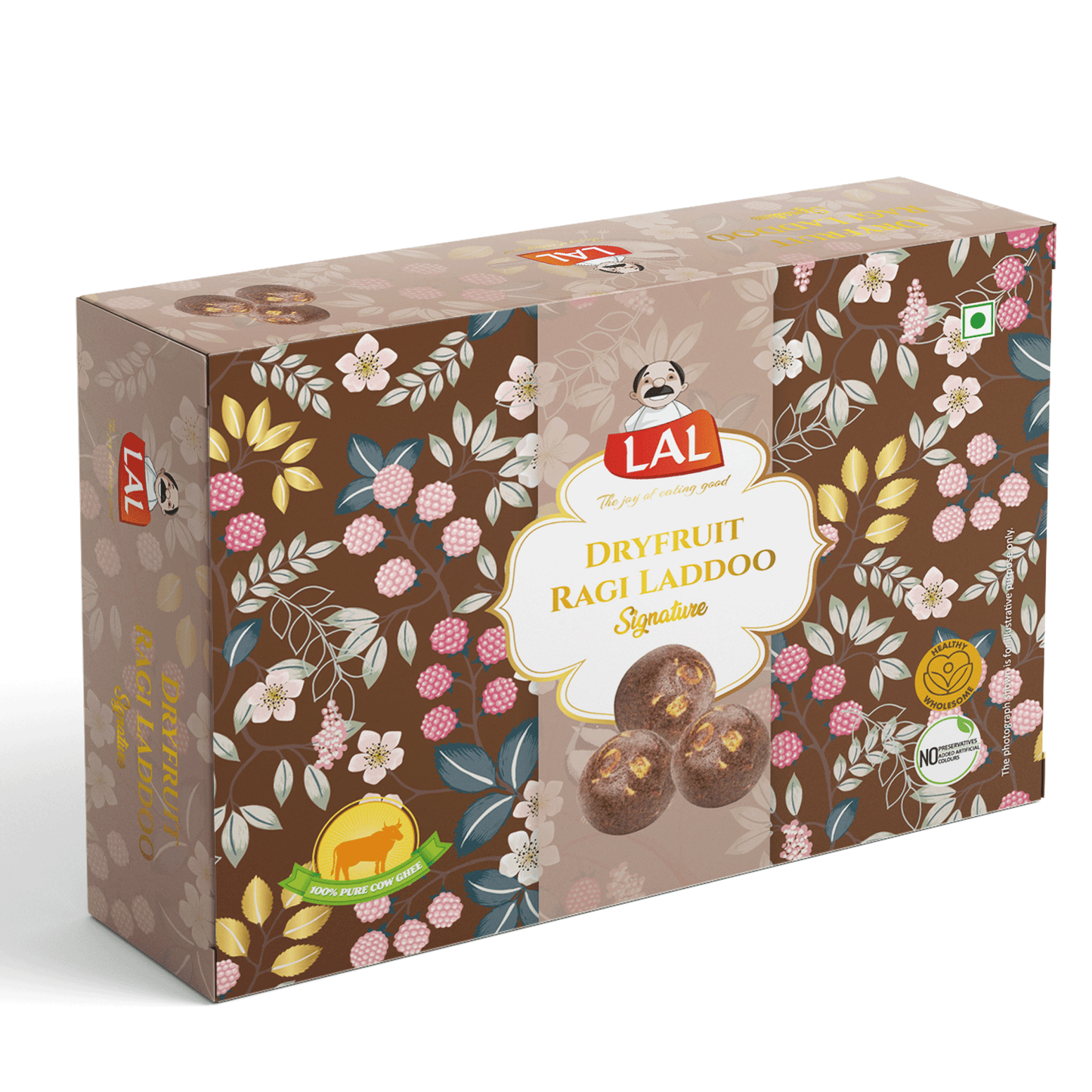 Lal Dryfruit Ragi Laddoo Signature 400g