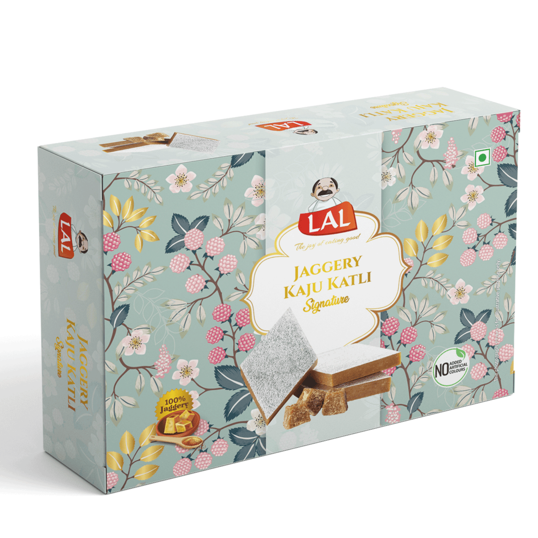 Lal Jaggery Kaju Katli - 400g